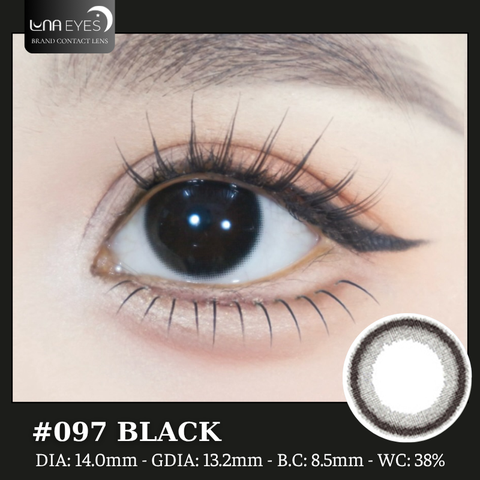 (Luna Eyes) 097 BLACK - size nhỏ