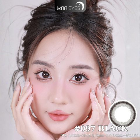 (Luna Eyes) 097 BLACK - size nhỏ