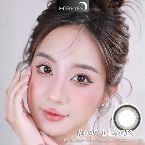 (Luna Eyes) 097 BLACK - size nhỏ