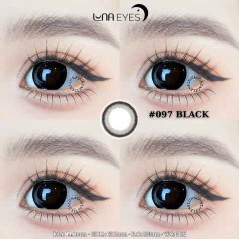 (Luna Eyes) 097 BLACK - size nhỏ