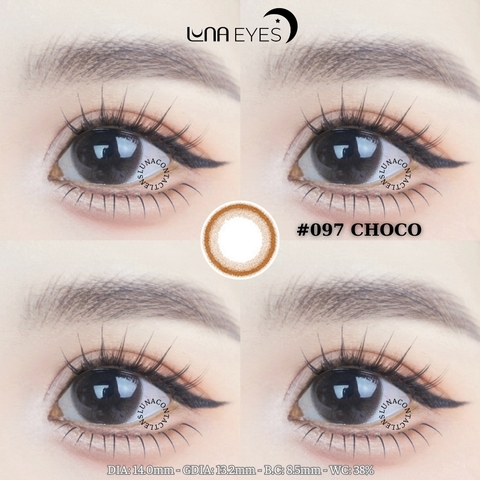 (Luna Eyes) 097 CHOCO - size nhỏ