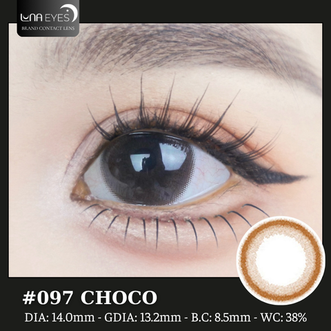 (Luna Eyes) 097 CHOCO - size nhỏ