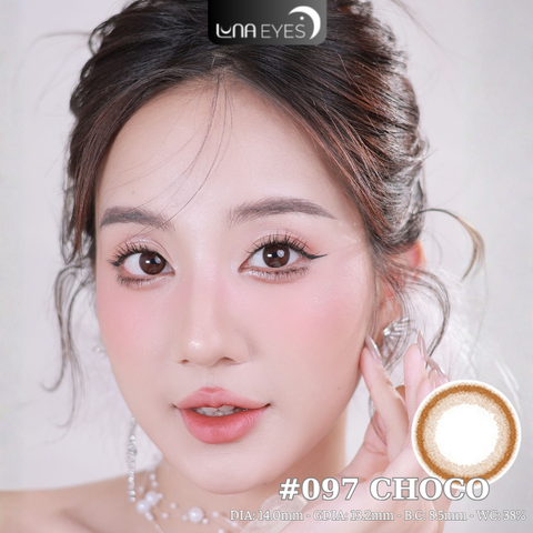 (Luna Eyes) 097 CHOCO - size nhỏ