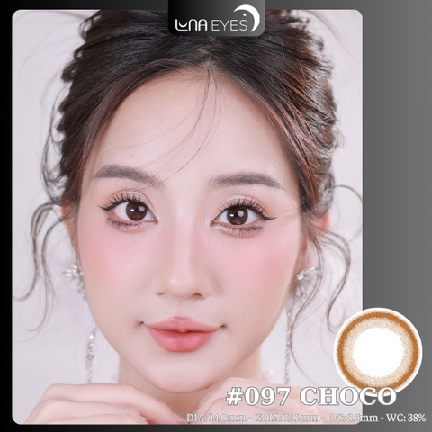 (Luna Eyes) 097 CHOCO - size nhỏ