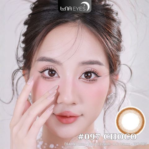(Luna Eyes) 097 CHOCO - size nhỏ