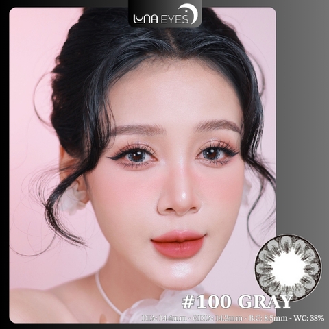 (Luna Eyes) 100 Gray - Size to