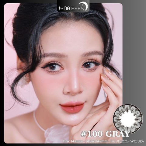 (Luna Eyes) 100 Gray - Size to