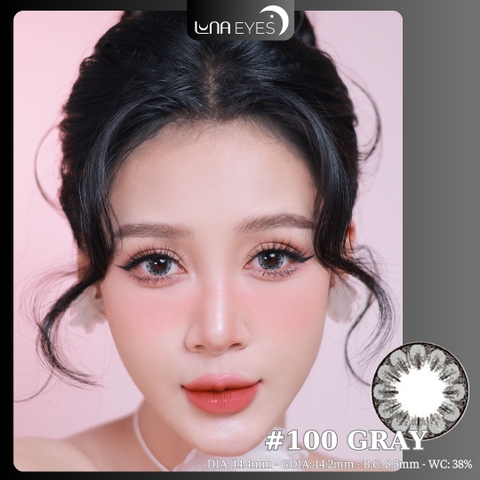 (Luna Eyes) 100 Gray - Size to