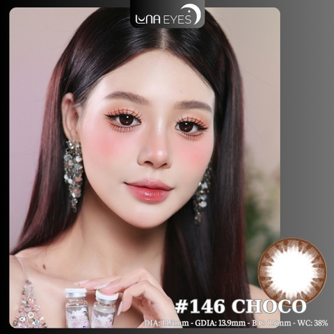 (Luna Eyes) 146 CHOCO - size vừa