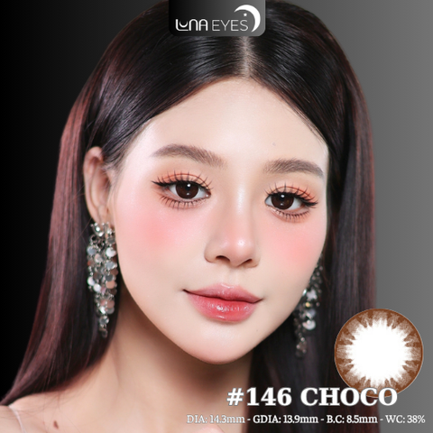 (Luna Eyes) 146 CHOCO - size vừa