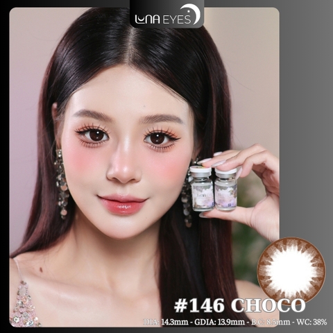 (Luna Eyes) 146 CHOCO - size vừa
