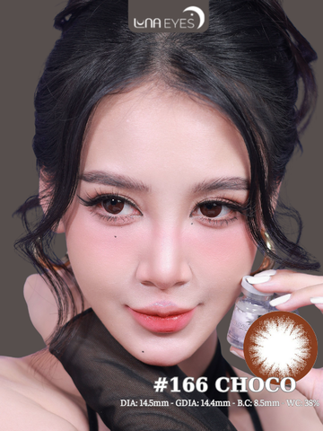 (Luna Eyes) 166 CHOCO - size to