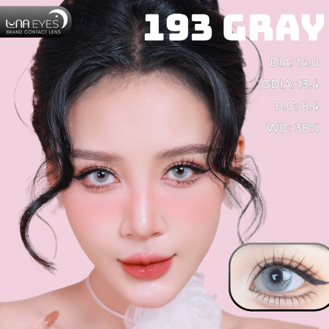 (Luna Eyes) 193 GRAY - size nhỏ