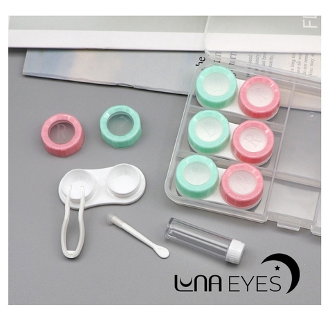 KHAY ĐỰNG 6 ĐÔI LENS + dụng cụ đeo