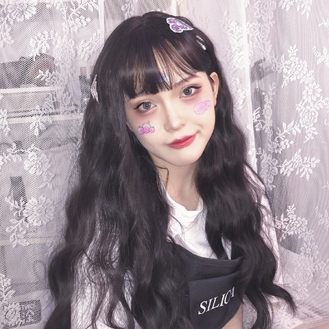 [5280] TÓC GIẢ XOĂN DÀI GỢN SÓNG HIPPIE LỌN TO