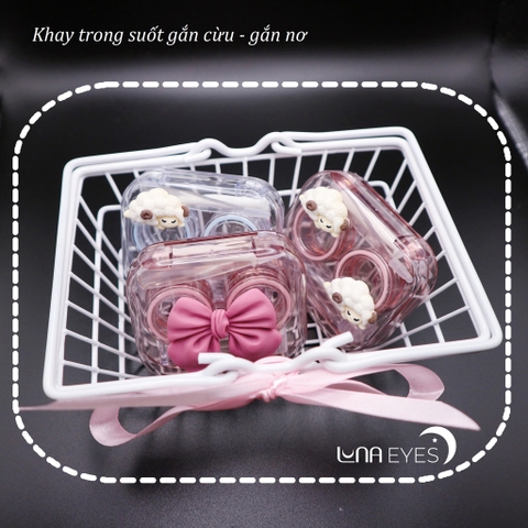KHAY ĐỰNG LENS TRONG SUỐT GẮN NƠ - GẮN CỪU