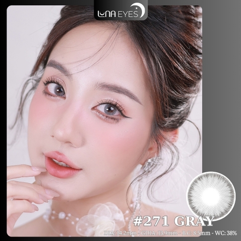 (Luna Eyes) 271 GRAY - size vừa