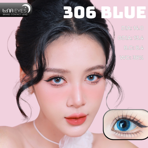 (Luna Eyes) 306 BLUE - size nhỏ
