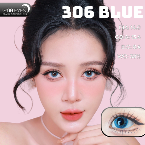 (Luna Eyes) 306 BLUE - size nhỏ