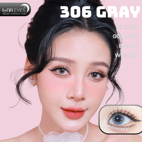 (Luna Eyes) 306 GRAY - size nhỏ