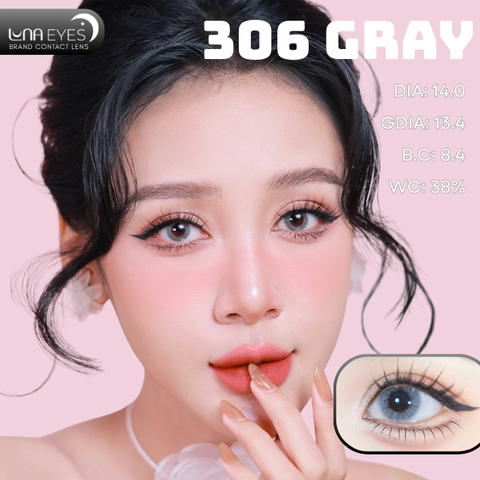 (Luna Eyes) 306 GRAY - size nhỏ