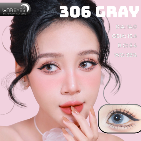 (Luna Eyes) 306 GRAY - size nhỏ