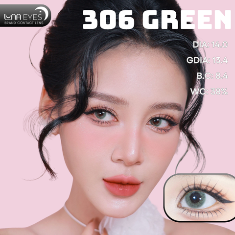 (Luna Eyes) 306 GREEN - size nhỏ