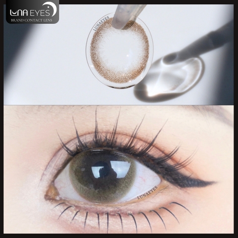 (Luna Eyes) 428 BROWN - size nhỏ