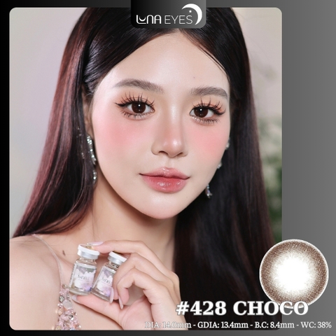 (Luna Eyes) 428 CHOCO - size nhỏ