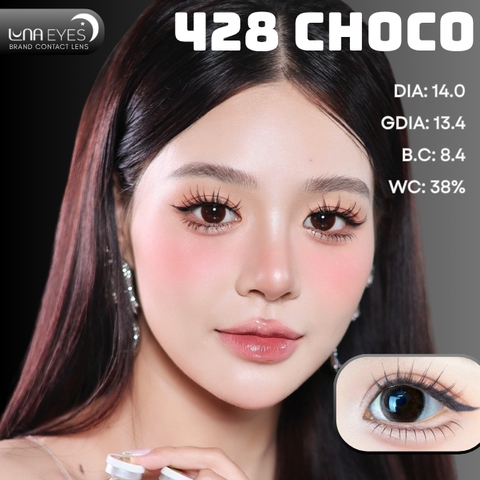 (Luna Eyes) 428 CHOCO - size nhỏ
