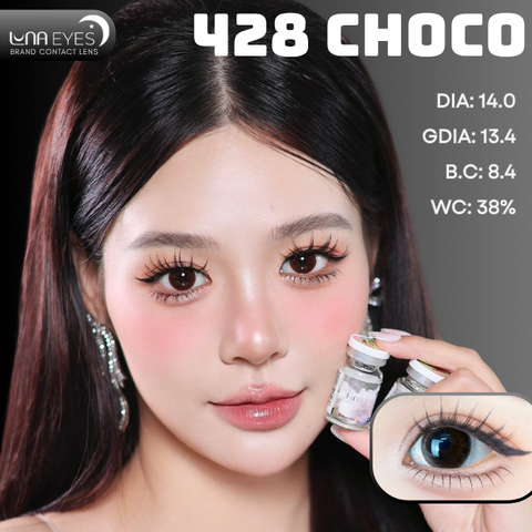 (Luna Eyes) 428 CHOCO - size nhỏ