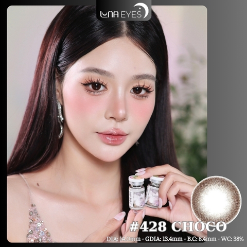 (Luna Eyes) 428 CHOCO - size nhỏ