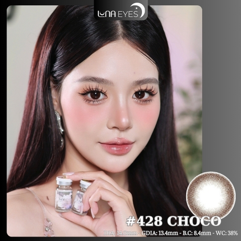 (Luna Eyes) 428 CHOCO - size nhỏ