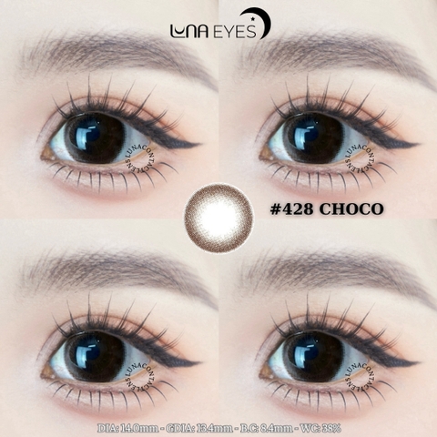 (Luna Eyes) 428 CHOCO - size nhỏ