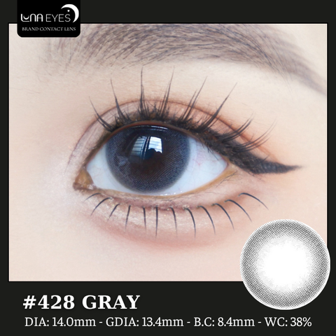(Luna Eyes) 428 GRAY - Size nhỏ