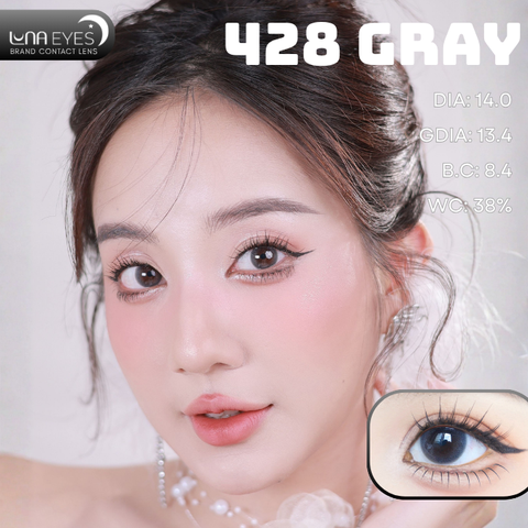 (Luna Eyes) 428 GRAY - Size nhỏ