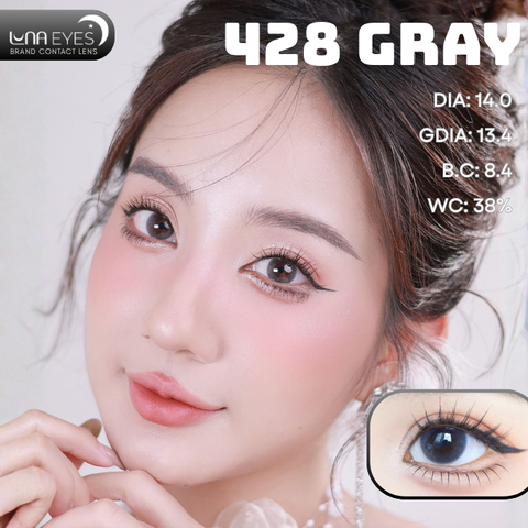 (Luna Eyes) 428 GRAY - Size nhỏ