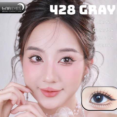 (Luna Eyes) 428 GRAY - Size nhỏ