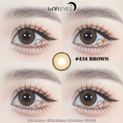 (quà tặng) 434 BROWN - size nhỏ
