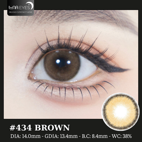 (quà tặng) 434 BROWN - size nhỏ