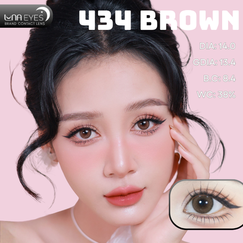 (quà tặng) 434 BROWN - size nhỏ