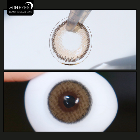(Luna Eyes) 456 BROWN - size vừa