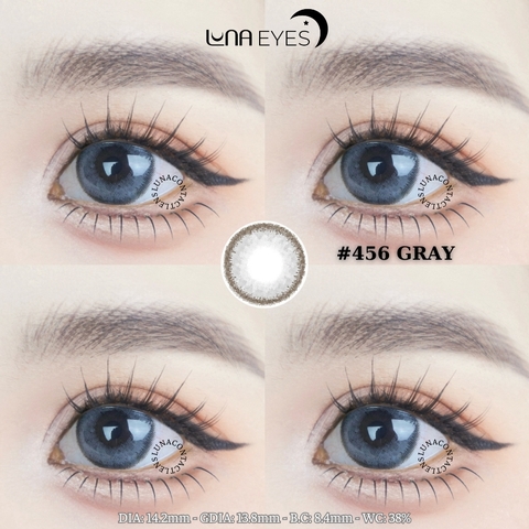 (Luna Eyes) 456 GRAY - size vừa