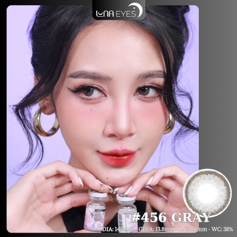 (Luna Eyes) 456 GRAY - size vừa