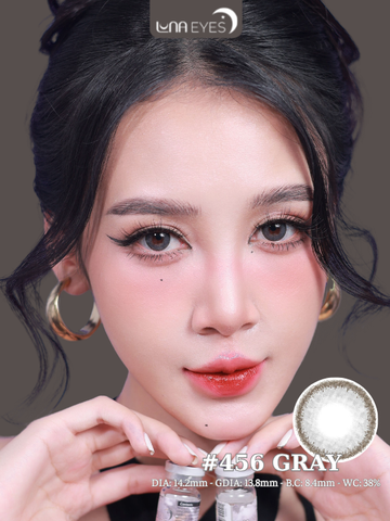 (Luna Eyes) 456 GRAY - size vừa
