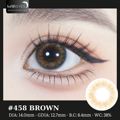 (quà tặng) 458 BROWN - size nhỏ