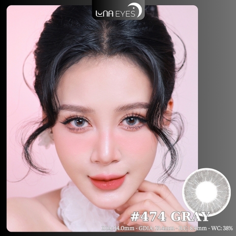(Luna Eyes) 474 GRAY - size nhỏ