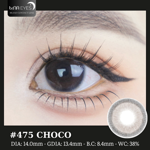 (Luna Eyes) 475 CHOCO - size nhỏ