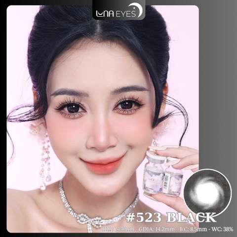 (Luna Eyes) 523 BLACK - size to