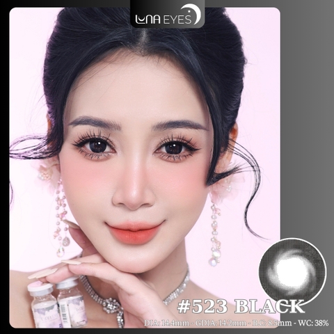 (Luna Eyes) 523 BLACK - size to